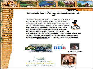 Web site www.breezypointresort.com, Breezy Point Intl Inc