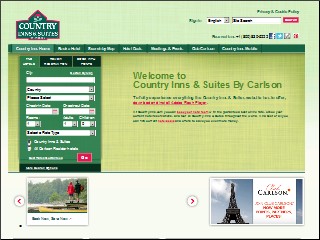 Web site www.countryinns.com, Country Inn & Suites
