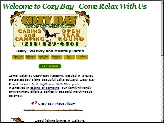 Web site www.cozybay.com, Cozy Bay Resort