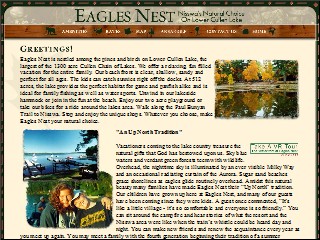Web site www.eaglesnestnisswa.com, Eagles Nest