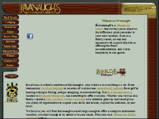 Web site www.kavanaughs.com, Kavanaugh's Resort