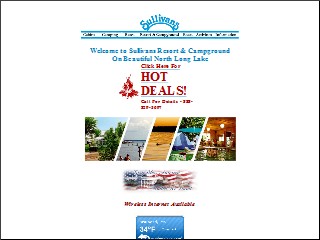Web site www.sullivansresort.com, Sullivan's Resort & Campground